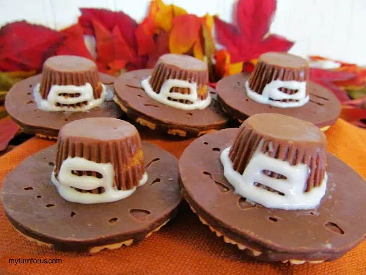 Pilgrim Hat Cookies