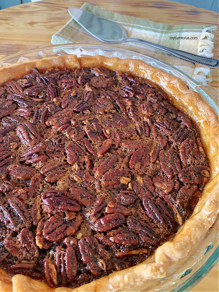 Texas bourbon pecan pie