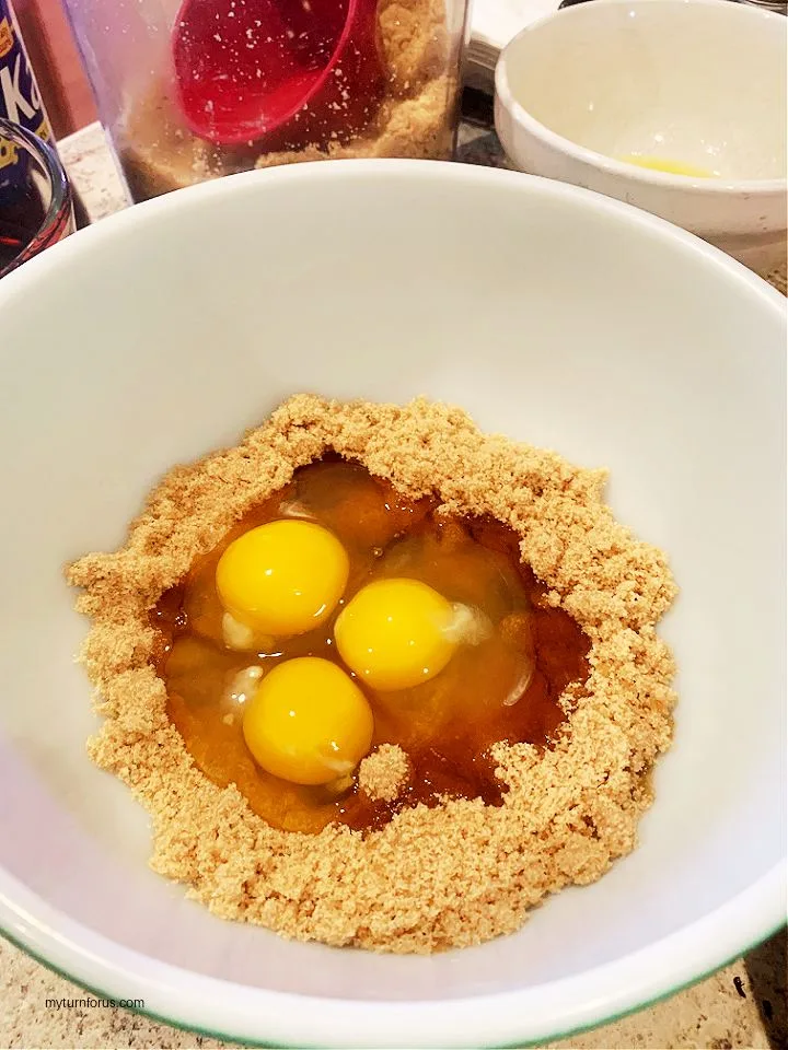 brown sugar and eggs