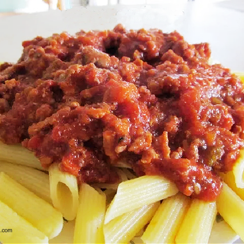 Beef and Sausage Bolognese - My Turn for Us