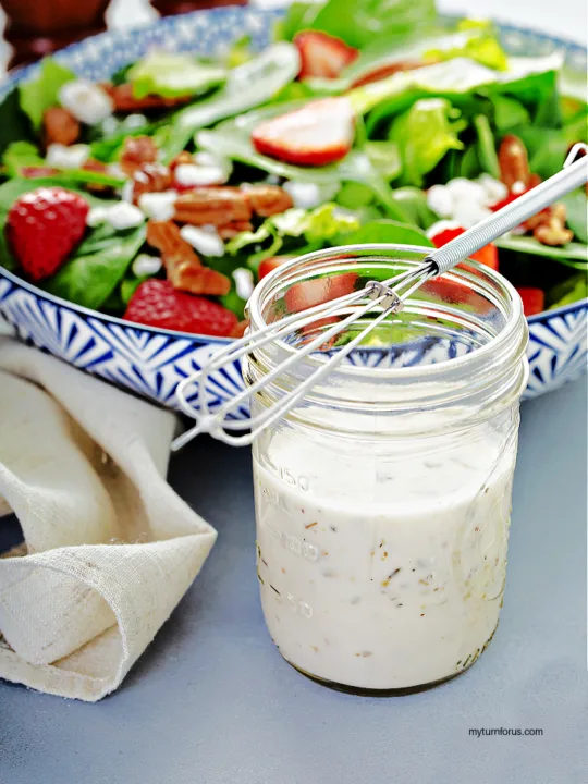 creamy chive salad dressing