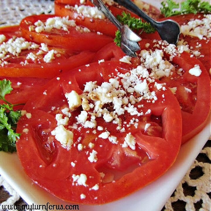 Balsamic Tomatoes And Feta Cheese My Turn For Us 5860