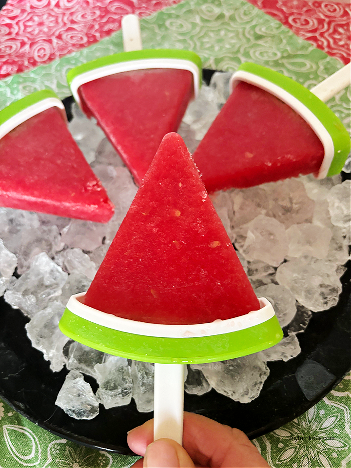 watermelon mojito popsicles