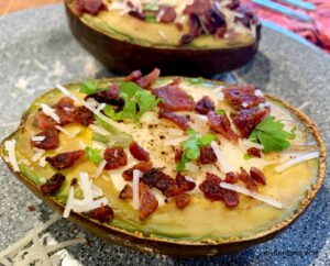 Avocado Egg Cups with with Bacon - My Turn for Us