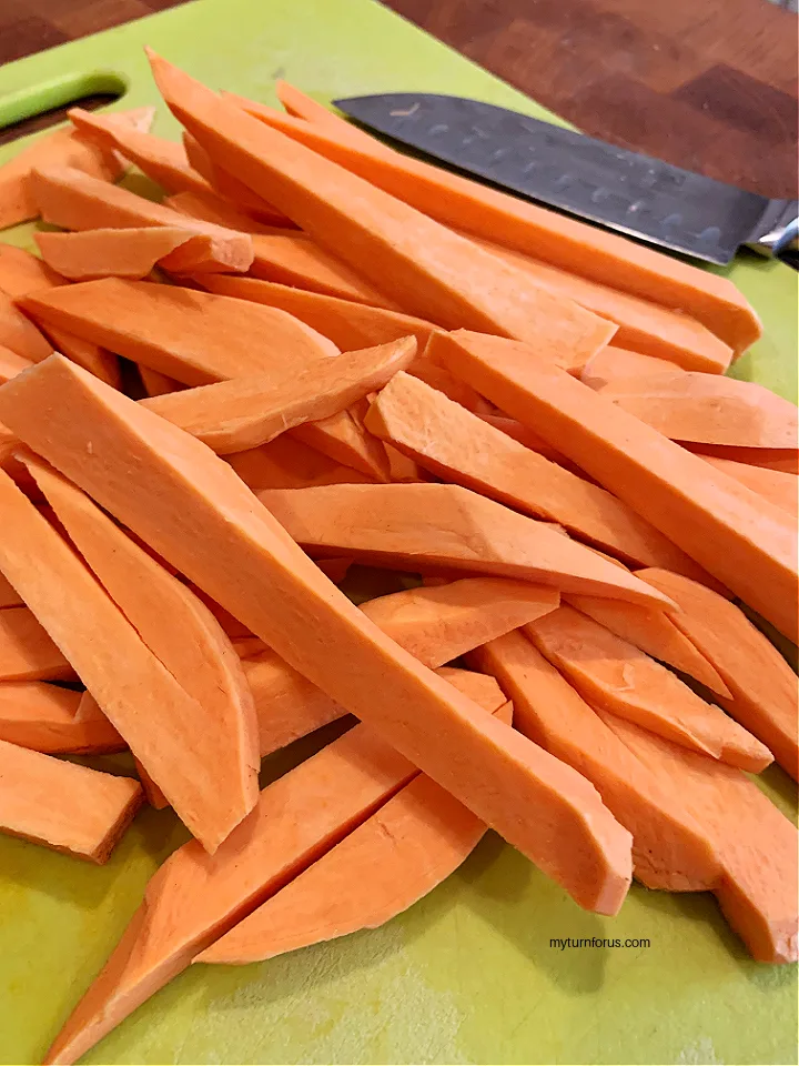 Sliced Sweet potatoes