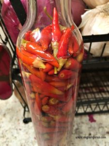 Tabasco Peppers in Vinegar - My Turn for Us