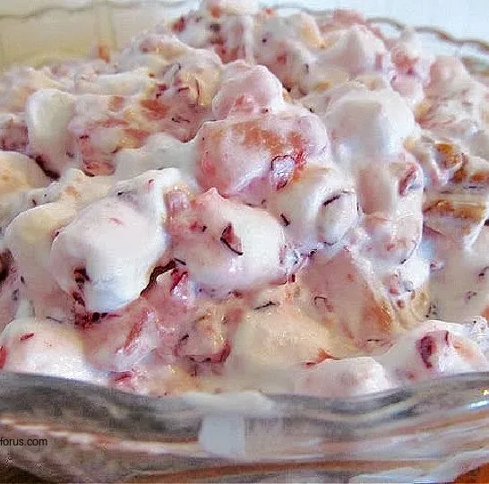 Cranberry Walnut Salad cranberry ambrosia salad