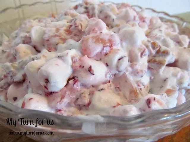 cranberry salad with marshmallows