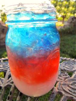 Red White And Blue Layered Drink - My Turn for Us