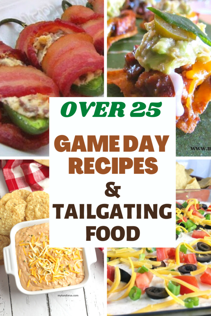 Football Party Food Recipes and Tailgate Food - My Turn for Us