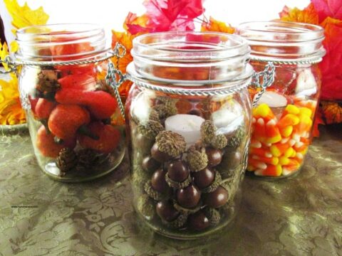 Fall Mason Jar Ideas For Fall Decor - My Turn For Us