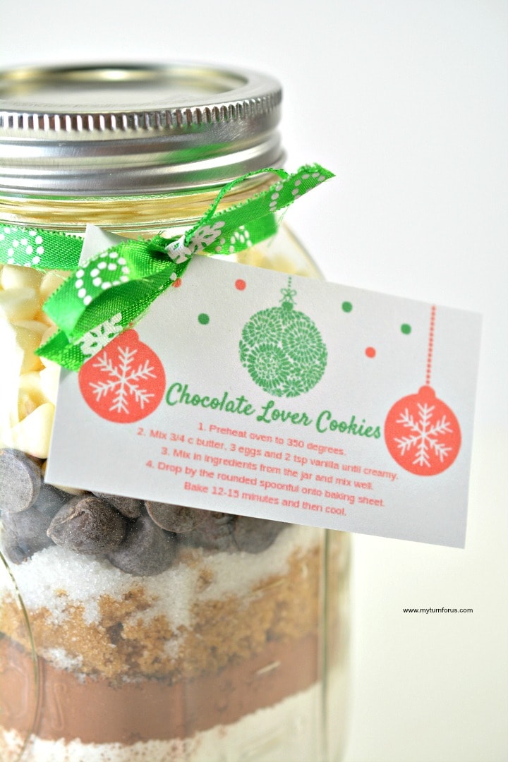 mason jar chocolate chip cookies, triple chocolate chip cookies