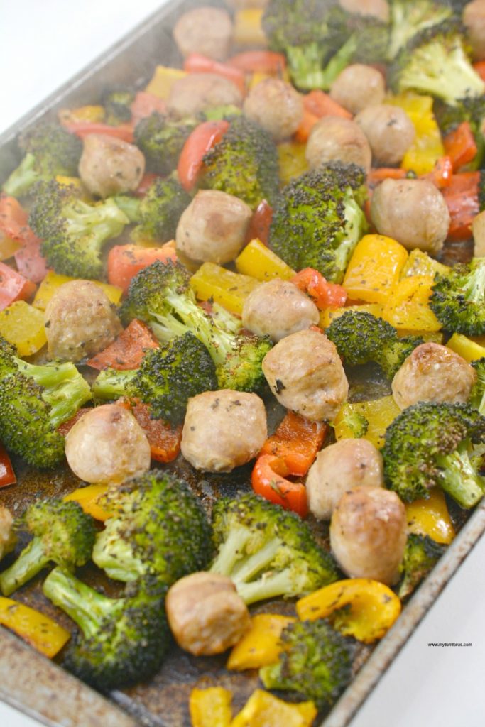 One Pan Sausage and Veggies - My Turn for Us