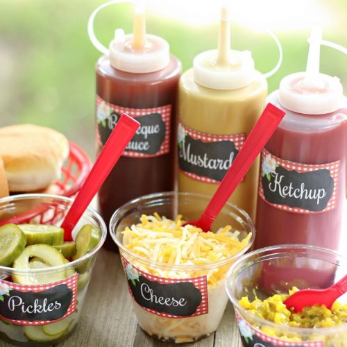 Easy DIY BBQ Condiment Labels - My Turn for Us