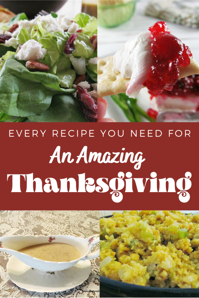 Thanksgiving Dinner List of Recipes - My Turn for Us