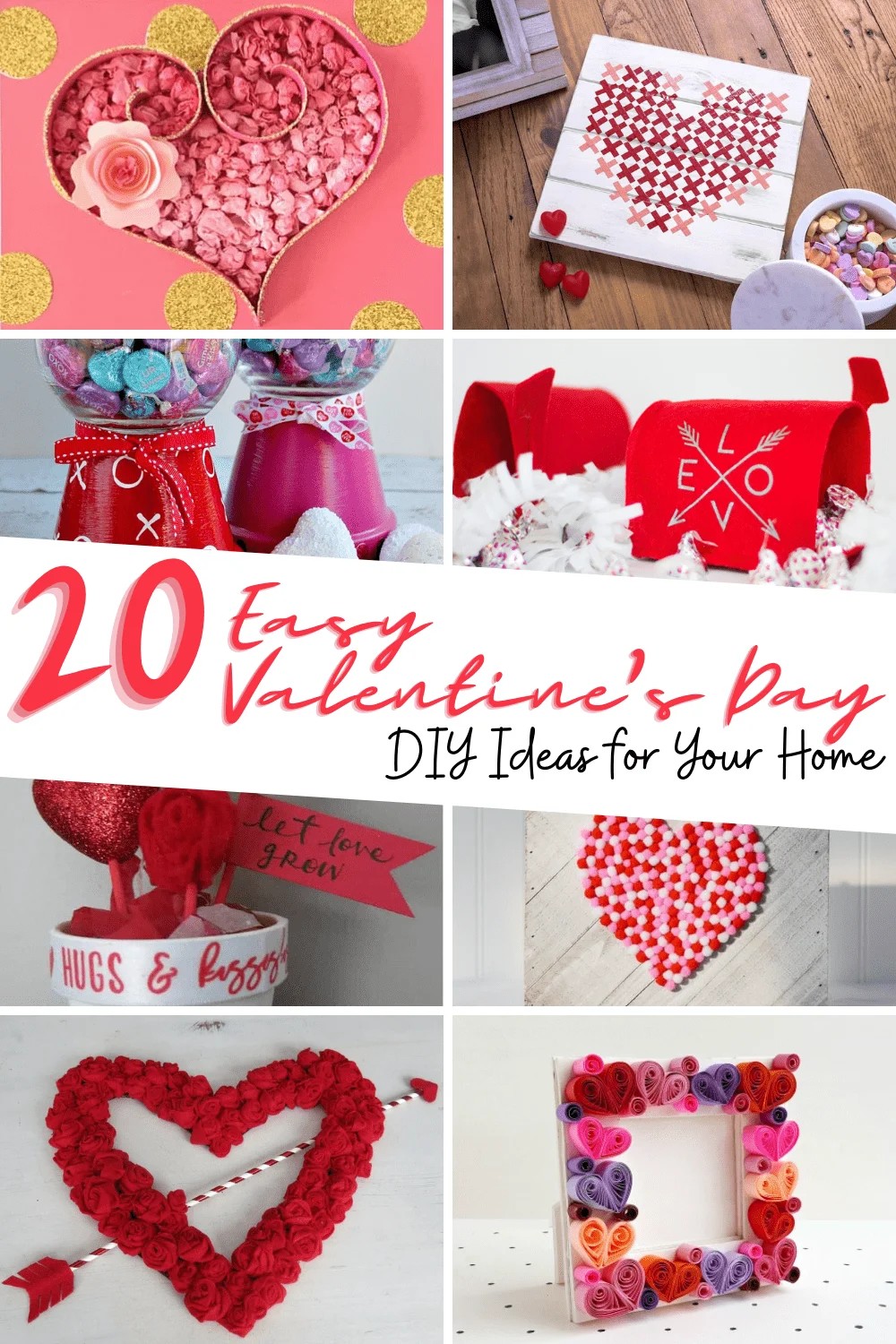 DIY Valentine Decoration Craft: Paper Heart Hanging for DIY Room Decor on  Valentine's Day 