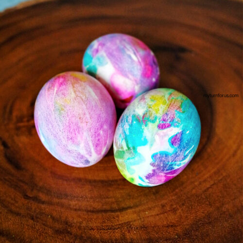 Tie Dye Easter Eggs - My Turn for Us