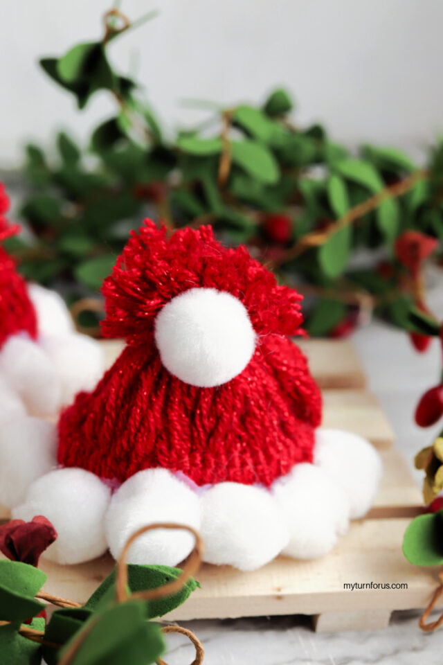 mini santa hats