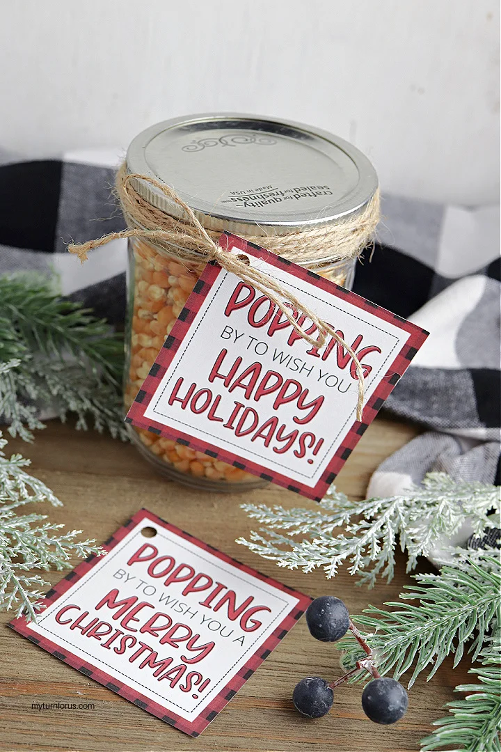 Simple Gift: Popcorn In A Jar – Idea Land