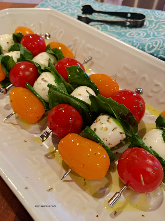 Bocconcini and Tomato Skewers - My Turn for Us