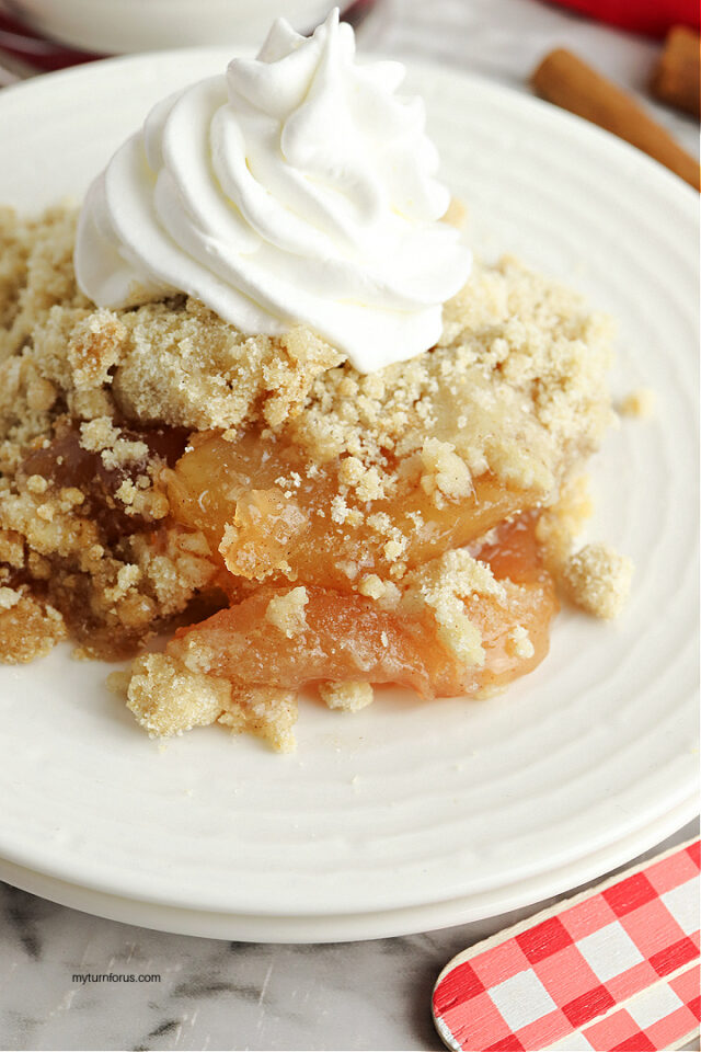 Cake Mix Apple Cobbler - My Turn for Us