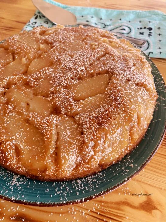 brown butter pear cake