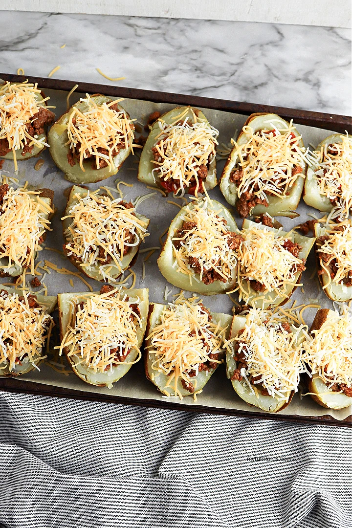 cheesy potato skins