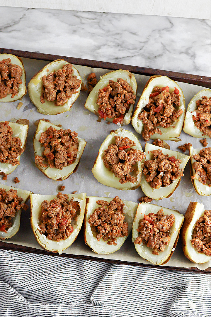 mexican stuffed potato