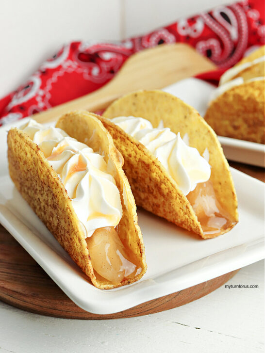 apple pie tacos