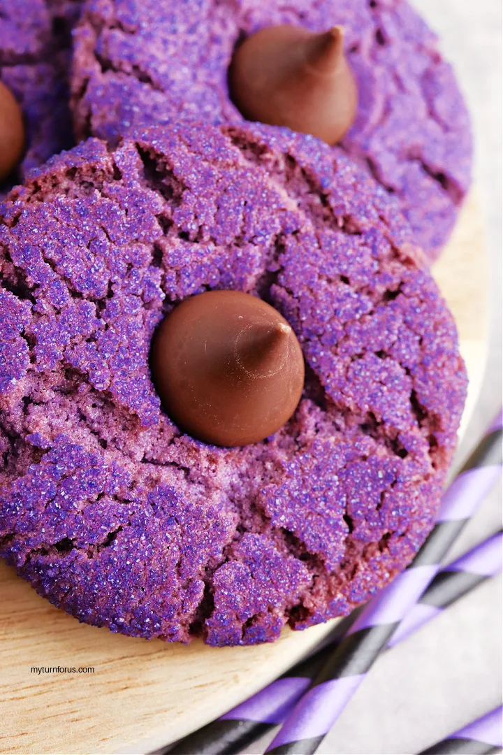 Purple Witches Hat Cookies