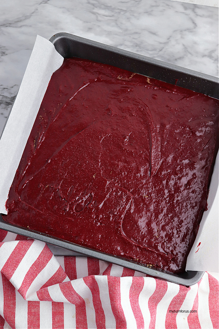 red velvet brownie recipe unbaked