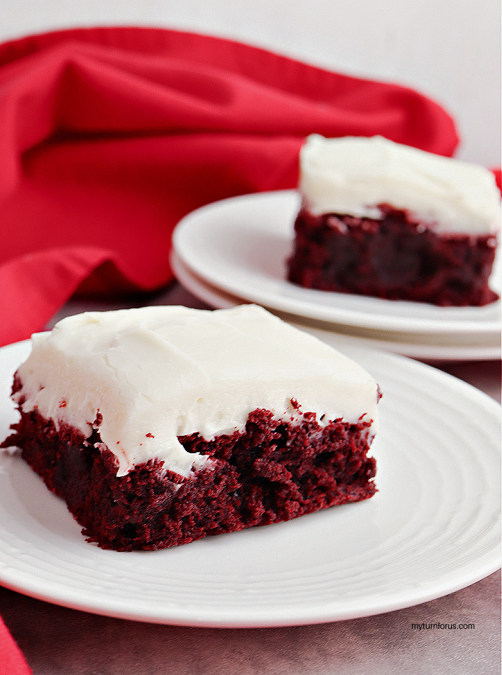 red velvet brownies